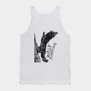 Wolf jumping Tank Top